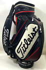 Titleist Golf Tour Staff Black Red White 6 Way Bag (No Head Cover)