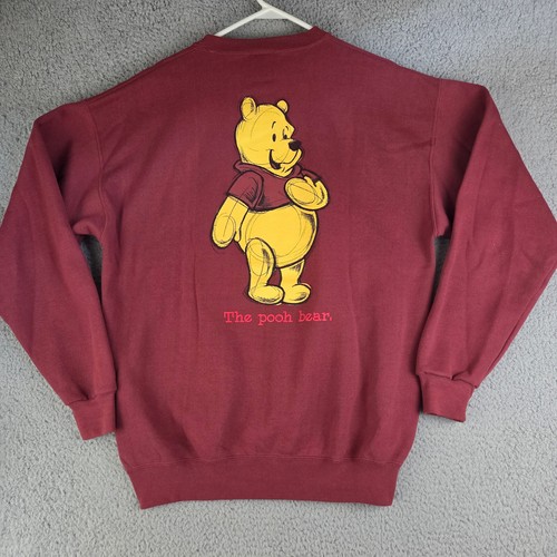 Winnie the Pooh XL Sweatshirt Made USA Disney Crewneck Mickey, Inc Vintage 90's - Picture 3 of 20