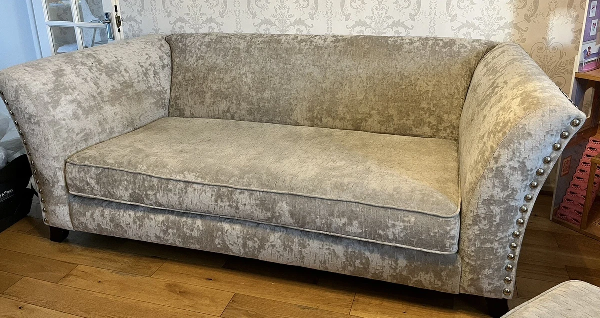 4 seater 2024 grey fabric sofa