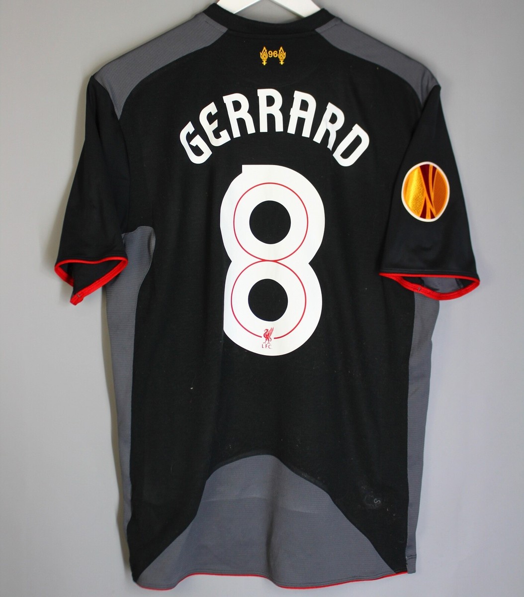 リヴァプール12-13アウェイ　ユニフォームGERRARD 8 LIVERPOOL 2012/2013 AWAY FOOTBALL SHIRT JERSEY WARRIOR SIZE