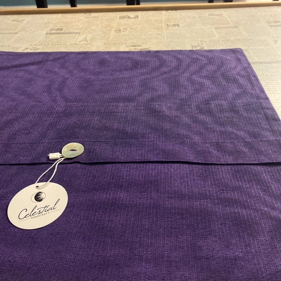 Kutnu Seda Y Algodón 18x18" Decorativo/Funda de Almohada/Funda de Cojín Foto 4 de 4