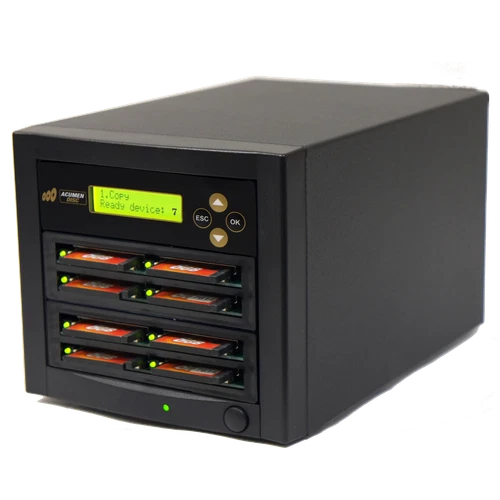Acumen Disc 1 to 7 CF Card Duplicator - CompactFlash Microdrive Copier & Eraser