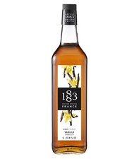 1883 De Philibert Routin Vanilla Syrup 33.8 Fl Oz Pack of 1 Gourmet Flavor