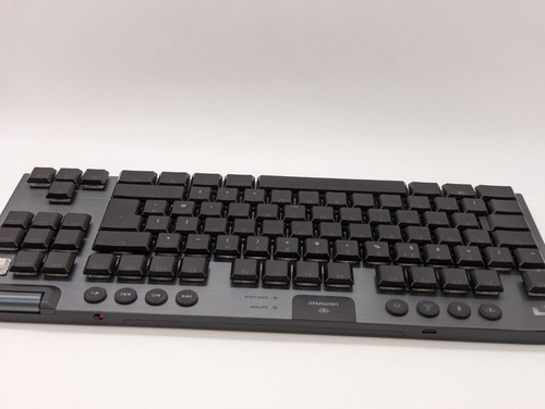 Clavier de jeu sans fil Logitech G915 TKL Bluetooth tactile RGB UK QWERTY LIRE - Photo 13/24