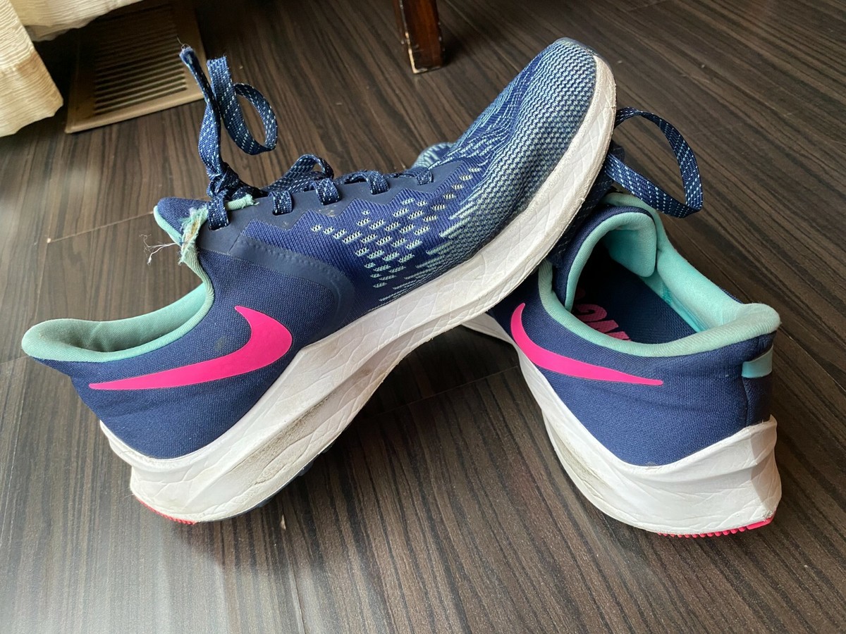Nike Zoom Winflo 6 Women's Running Shoes Midnight Navy Pink CU4937