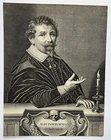Nicolaes Tulp Portrait Engraving Van Dalen Pickenoy Nicolaus Tulpius XVII°