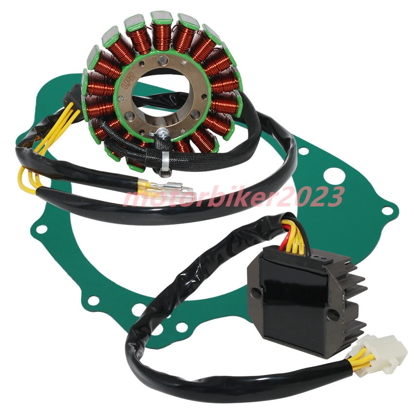 Rectificador de voltaje y junta para estator Suzuki GS500 GS500E 89-00 GS500ET 89-92 Foto 4 de 4