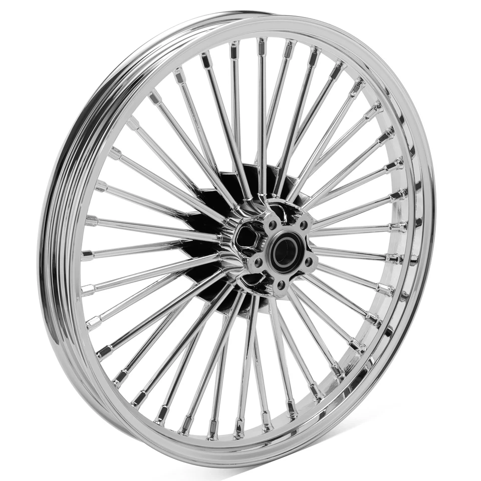 Llantas de radios gruesos 21x2,15 16x3,5 para Harley Softail Fat Boy Night Train FXST Foto 2 de 4