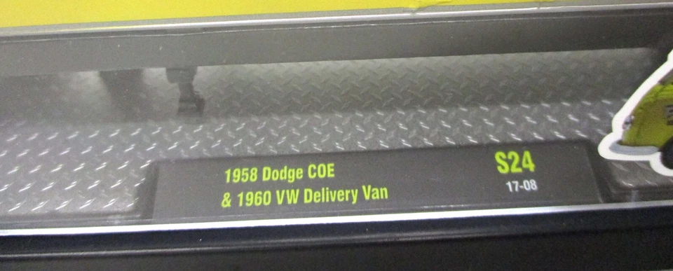 Antigo 1958 PEZ Dodge COE e 1960 VW Delivery Van Diecast Novo Na Caixa Estojo de Danos Leves - Imagem 2 de 4