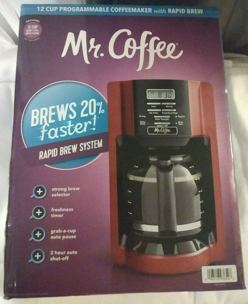 Mr. Coffee 2082689 12 Cup Automatic Drip Coffee Maker - Red With Original Box Photo Related