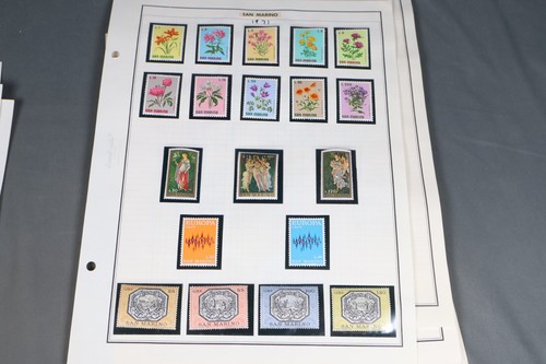 SAN MARINO 1899-1976 ALL MINT STAMP COLLECTION OF 399 ON ALBUM PAGES - Picture 14 of 22