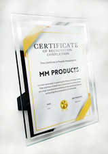 A4 Glass Certificate Photo Picture Frame For Wedding Photos, Family Photos