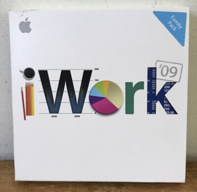Apple Mac 2009 iWork  09 Software Applicaitons Install DVD Dics Version 9.0