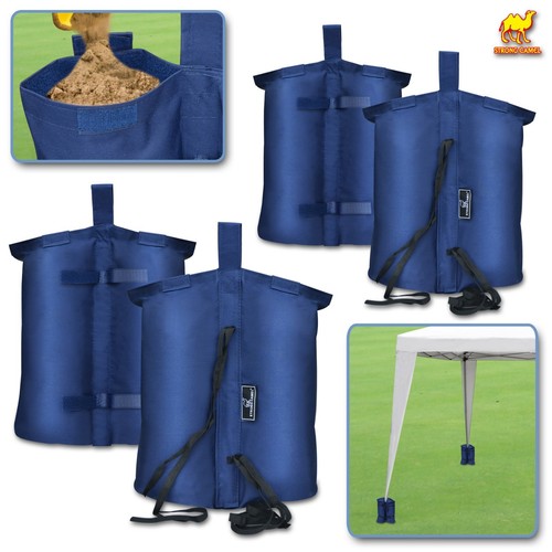 4pcs Leg Weight Bags for Pop up Canopy Tent Sand Bag Weighted Anchor Kit Bags - 第 1/35 張圖片