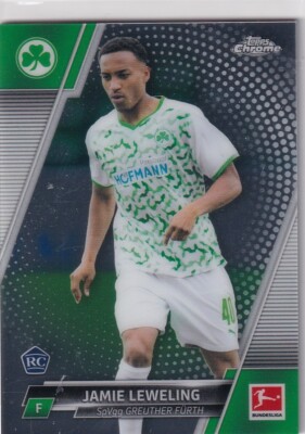 Topps Chrome Bundesliga 2021/22 Nr. 44 Jamie Leweling Rookie Card RC