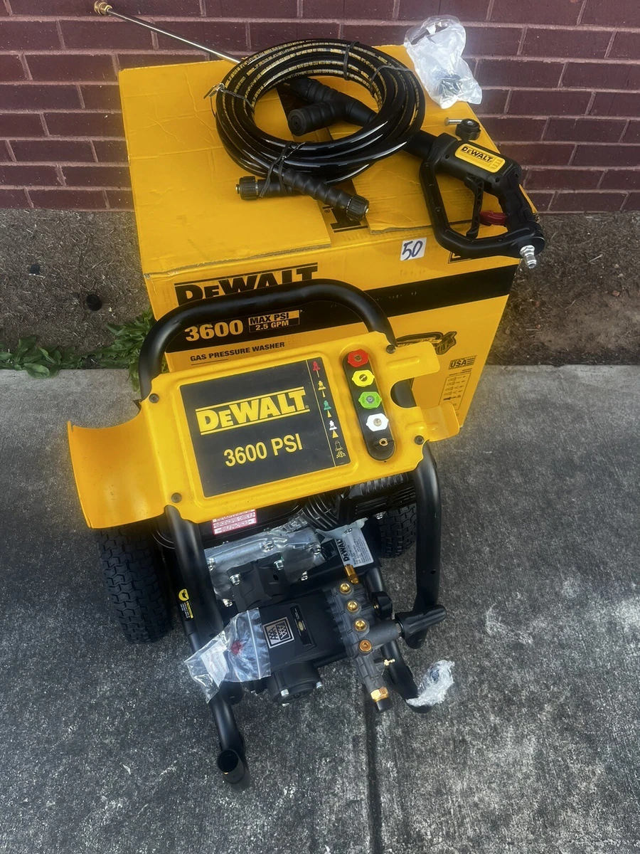 Dewalt 3600 psi pressure washer clearance