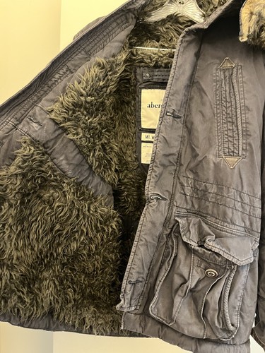 Abercrombie & Fitch Mt. Giacca Washington, donna taglia L/XL, cappuccio pelliccia - Foto 7 di 14