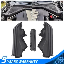 3PCS Engine Upper Cover Compartment Partition Panel For BMW X5 X6 E70 E71 06-14