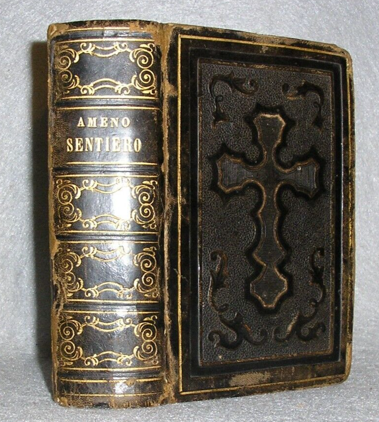 Antique Catholic Prayer Book Italian Devotional Guide