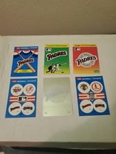 San Diego Padres Team Logo Sticker lot of 6