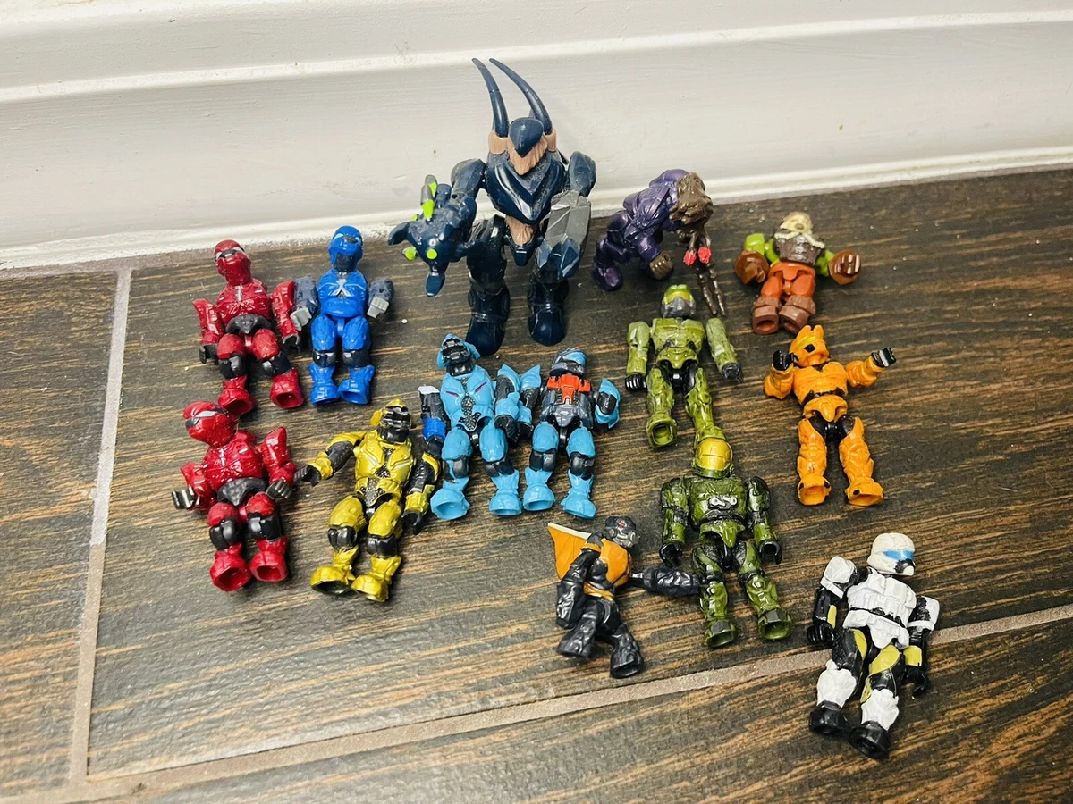 Halo Mini Action Figures Bulk Lot / Bundle Mega Blok Minifigures Rare