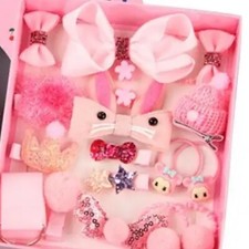 18pcs Children Pretty Toddler Girls Hairpin Hair Clips Pin Ponytail  Holders Kid