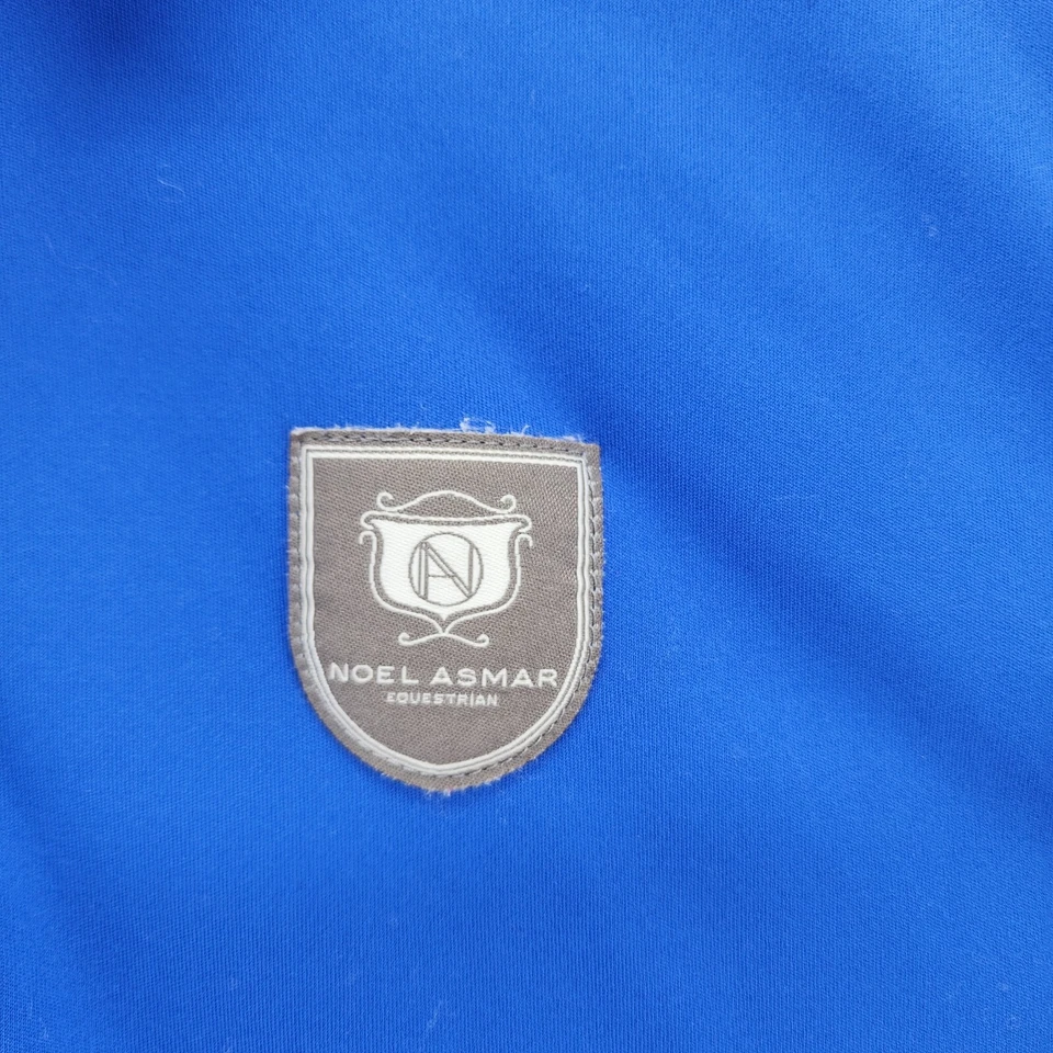 Noel Asmar Polo Shirt Mens 2XL Short Sleeve Blue Performance Equestrian - Image 3 of 4