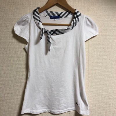 Burberry Blue Label Nova Check Short Sleeve T-shirt size 38 color