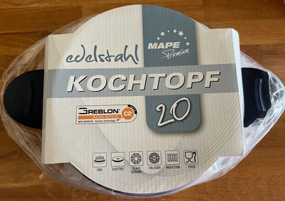 Mape Premium Kochtopf 20 cm, mit Deckel, Original verpackt - Bild 1 von 2
