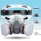 6200 Half Mask Respirator & Particulate Filter Reusable Goggles 16 in 1