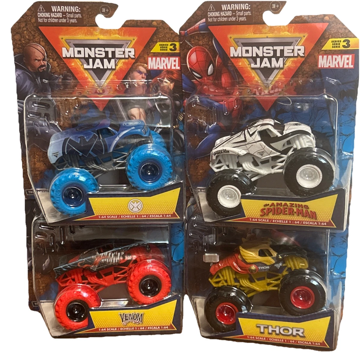 Marvel 1:64 Scale Diecast Monster Trucks for sale | eBay
