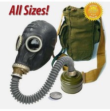 Black Hose Original Soviet Gas mask GP-5 Tested Safe Full Set All sizes USSR New