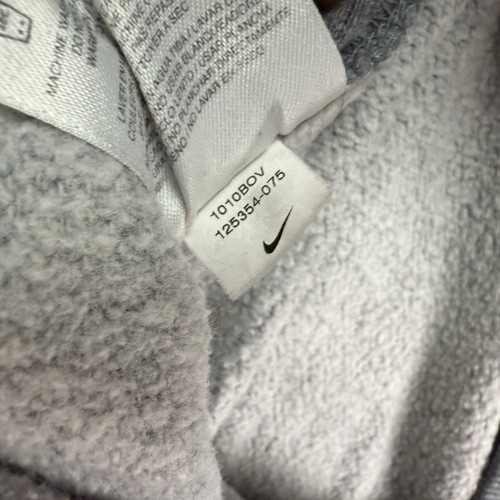 Nike Titans Basketball Center Swoosh Hoodie Sweatshirt Medium Gray Spellout Y2K - Picture 6 of 10