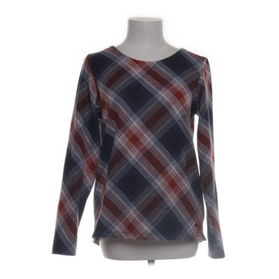 Multiblu, Langarmshirt, Größe: 36, Rot/Blau/Weiß/Mehrfarbig, Glencheck #EwP
