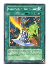 Gladiator Beast's Battle Halberd - GLAS-EN055 1st Edition - YuGiOh-LP