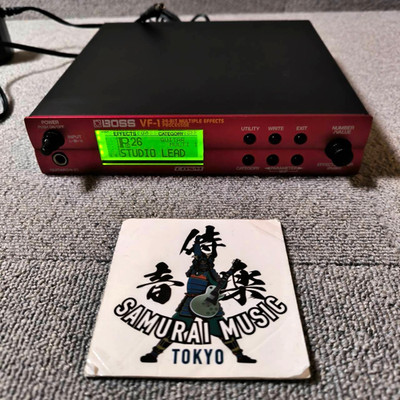 BOSS VF-1 24-Bit Multi-Effects Processor Made in Japan With Power Supply  READ