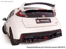 Remus Anlage Klappenstrg. Honda Civic 9 FK2 Type-R ab 2014 RL je 2x102mm BLACK