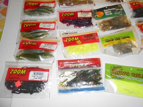 HUGE LOT X27 Zoom Flute + Salty Super + Misc - Rare Colors Fishing Lures Lot #2 - Picture 5 of 8