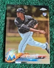 SANDY ALCANTARA - 2018 TOPPS CHROME ROOKIE CARD # 128 - MIAMI MARLINS - MLB