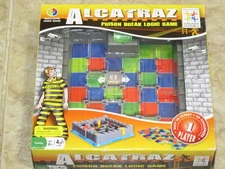 Alcatraz Prison Break Board Logic Game 1 Player Multi-Level 48 Challenges NEW 8+