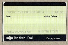 Victoria Air Rail S18 - APTIS platform ticket - final example S18 Gatwick Office
