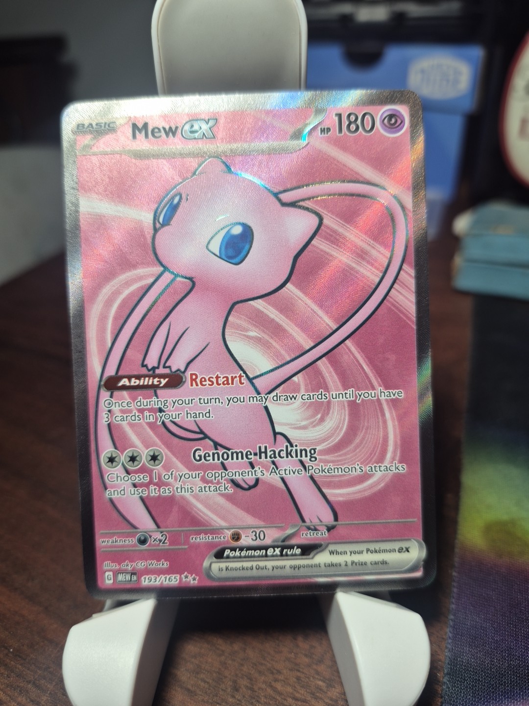 Mew EX 193/165 - Scarlet & Violet 151 -Ultra Rare - Pokémon TCG - NM/M RA1