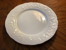 Philippe PH Deshoulieres Blanc De Blanc Porcelain Dinner Plate France Limoges