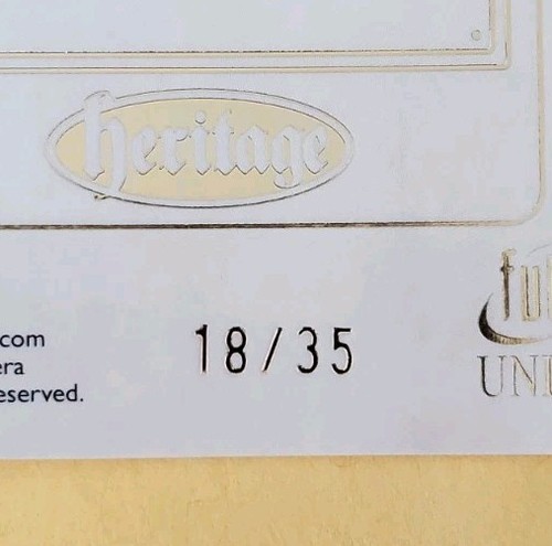 2023 Futera Unique Heritage Gold /35 Dani Carvajal #HG070 Immobile Back Error SP - Picture 3 of 4