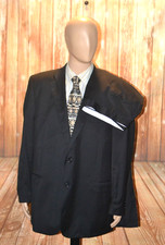 Ermenegildo Zegna Men Saks Fifth Classic Style Wool Silk Suit Sz 48L Wst 44x31