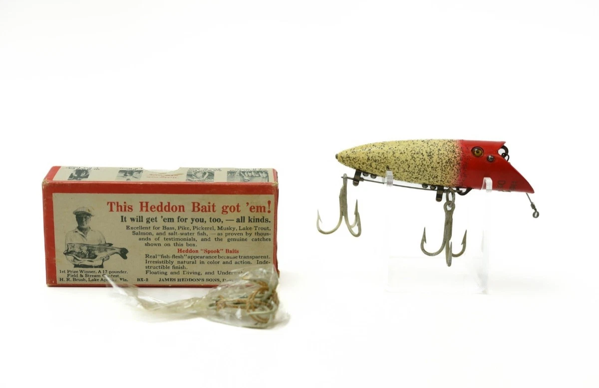 Heddon Wooden Vintage Fishing Lures with Original Box for sale | eBay