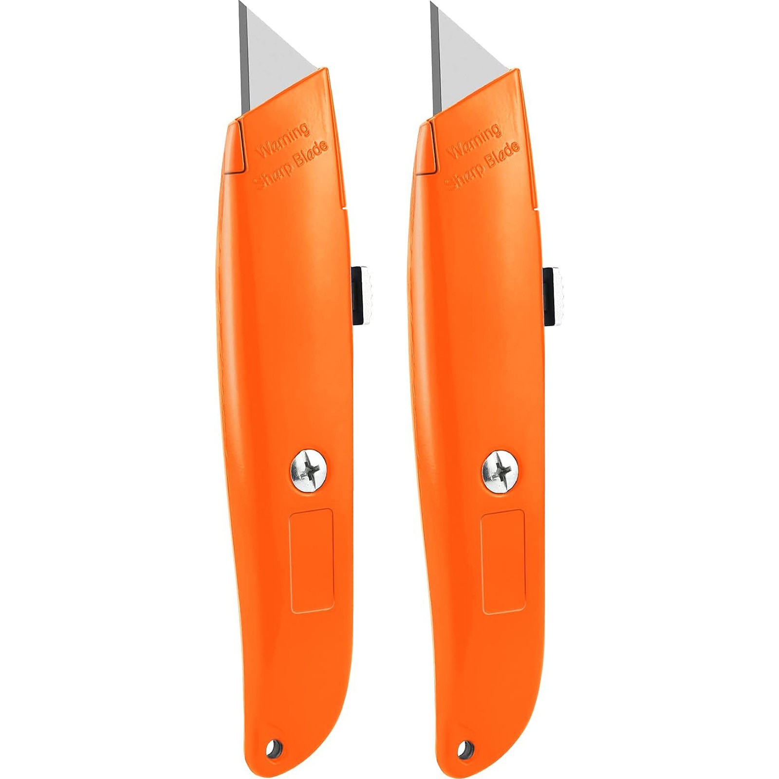 TIFICAL 2Pack Utility Knife, Heavy Duty Retractable Blade, O