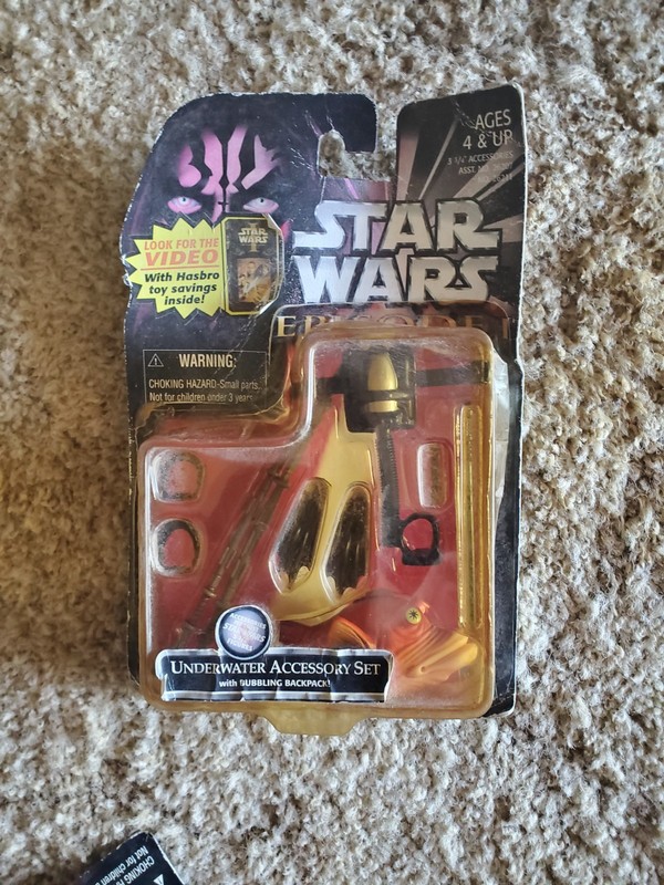 Hasbro Star Wars Episode I Underwater Accessory Set Bubbling Backpack 26211