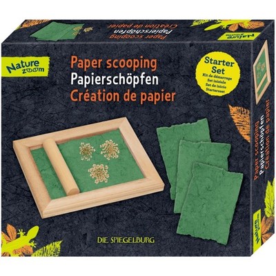 Spiegelburg Papier schöpfen Kreativset   Bastelset aus Holz & Papier ab 5 Jahren