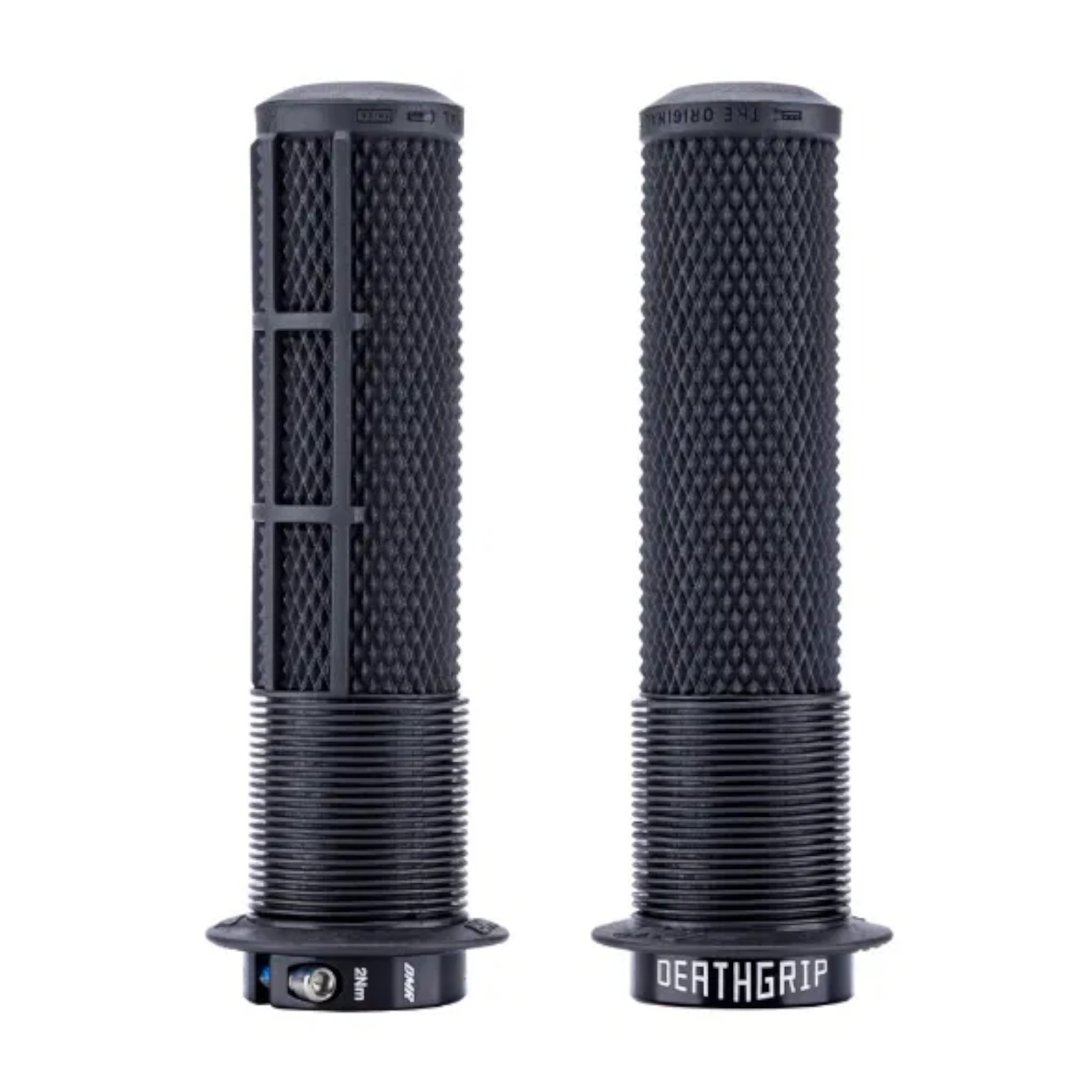 DMR DeathGrip 2 Black Thin Flanged Bike Handlebar Grips Thin Flanged
